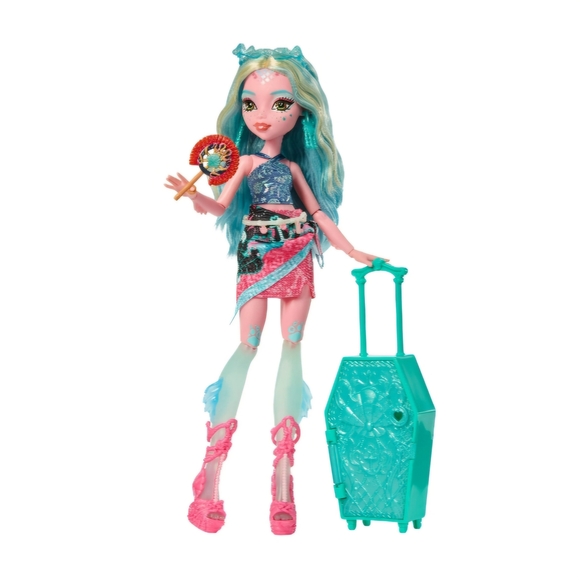 Monster High Lagoona Blue Doll with Aqua Case and Pink Accents - Picture 5 of 7
